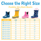 Puddle-Dry Rain Boots Yellow