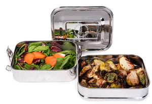 Life Without Waste Stainless Steel Lunchbox (2-tier)