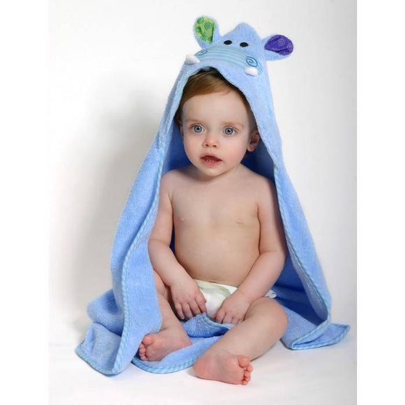 Zoocchini Baby Hooded Towel Hippo